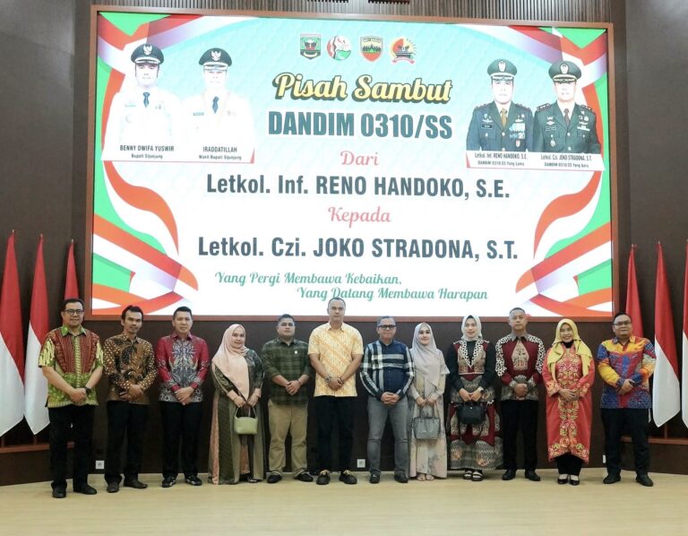 Pisah Sambut Kapolres dan Dandim 0310/SS, Bupati Sijunjung Harapkan Sinergitas Terus Terjaga